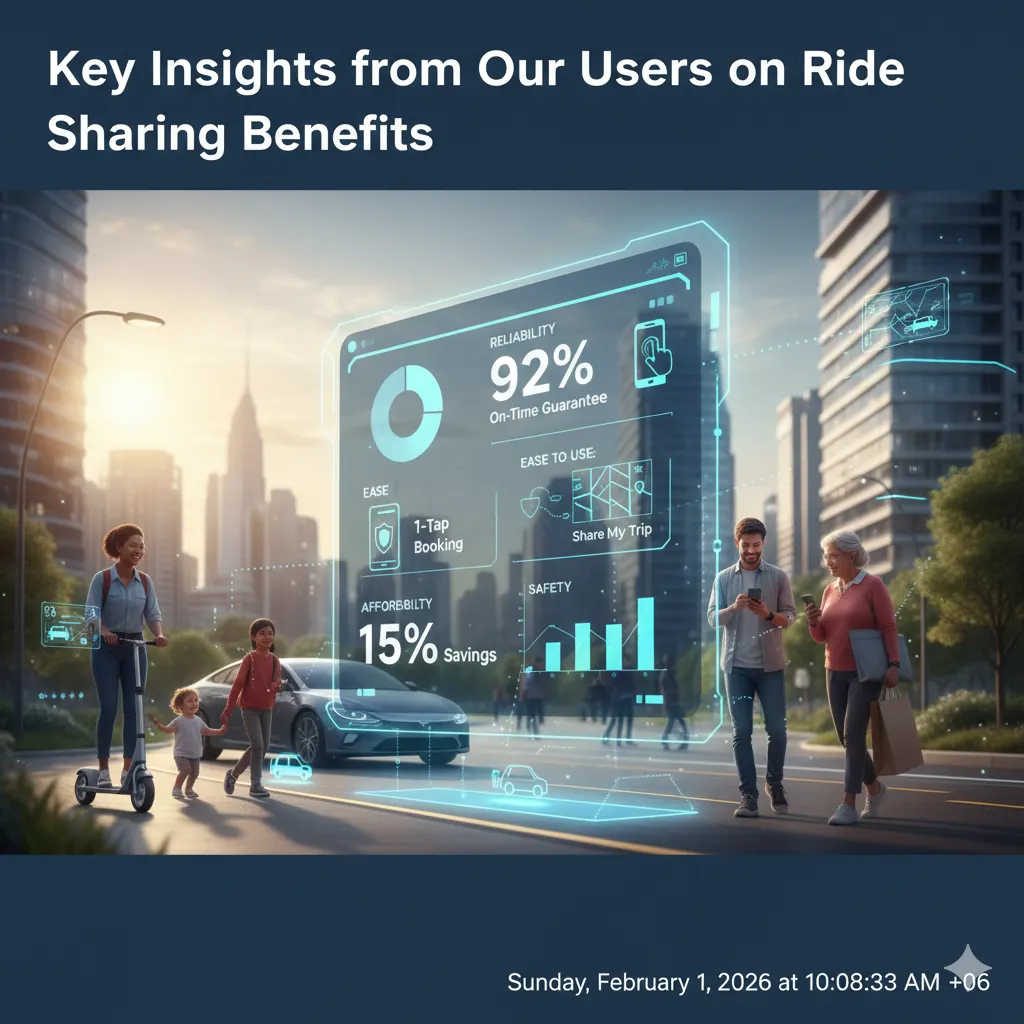  Key Insights from Our Users on Ride Sharing Benefits